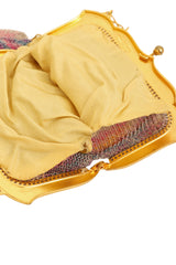 Vintage Whiting & Davis Mini Noveau Mesh Bag lining wear @ Recess LA
