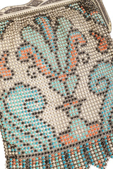 Vintage Whiting & Davis Silver Filigree Noveau Mesh Bag print close @ Recess LA