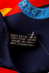 Large silk astro charm chain print scarf by Celine Material tag @ Recess LA