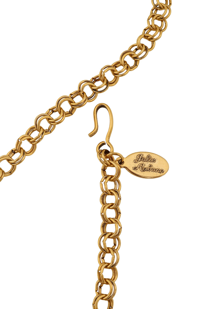 Medusa Coin Collar Necklace by Julie Rubano logo @ Recess LA