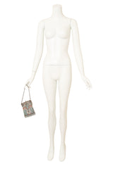 Vintage Whiting & Davis Silver Filigree Noveau Mesh Bag on mannequin @ Recess LA