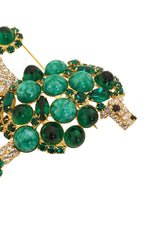 Emerald Poodle Brooch by Moans close @ Recess LA
