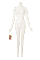 Vintage Whiting & Davis Gold Frame Heart Mini Mesh Bag on mannequin @ Recess LA