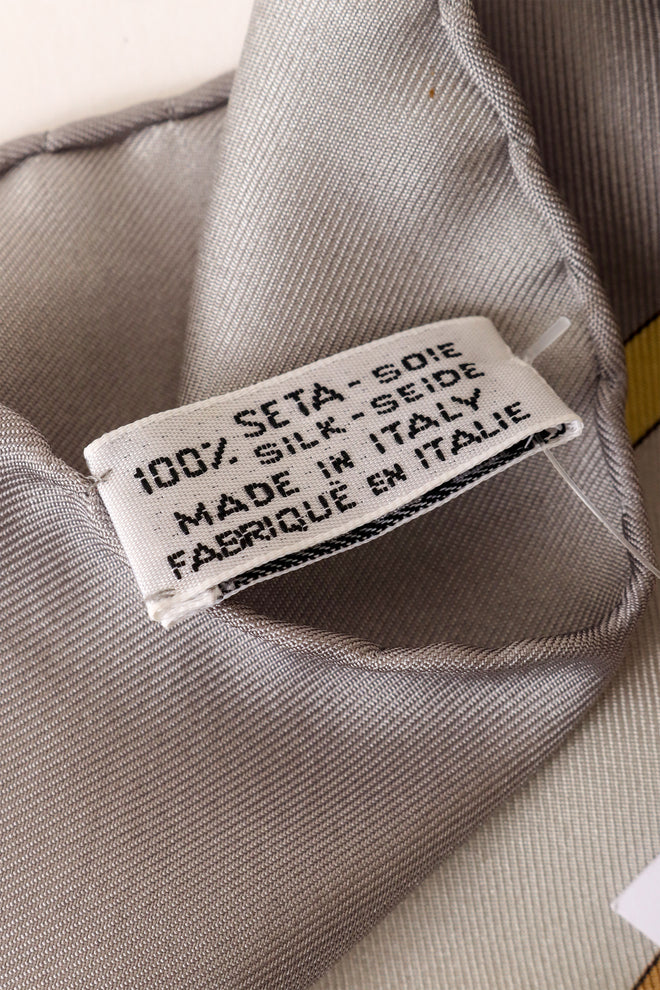 silk scarf by Celine label @ Recess LA
