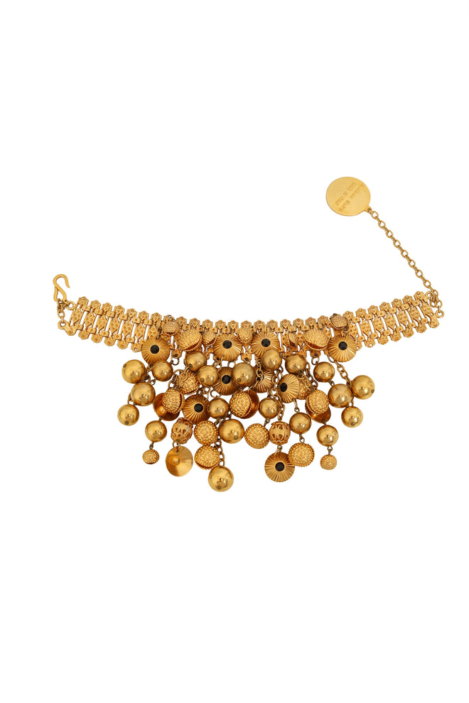 Textured Orb Cascade Choker by Bijoux Elfe @ Recess LA