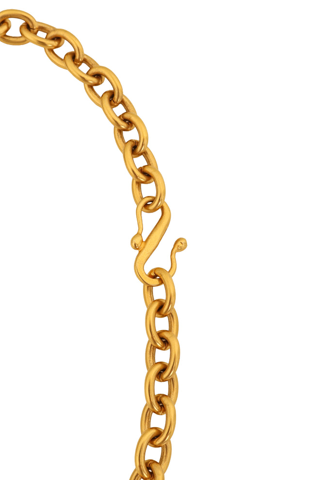 Scroll Pendant Necklace by Robert Lee Morris hook @ Recess LA