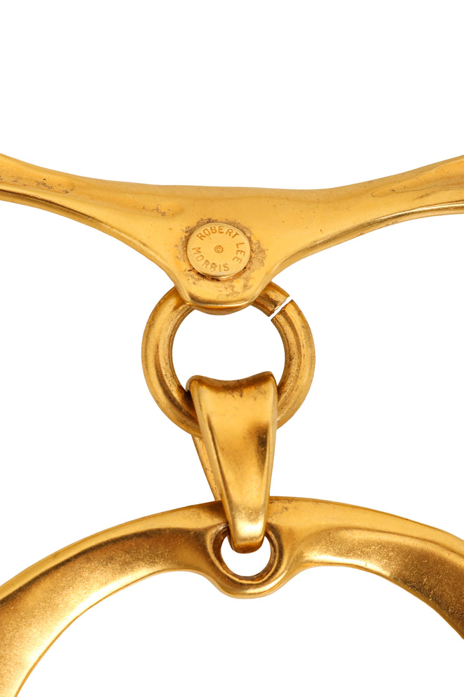 Scroll Pendant Necklace by Robert Lee Morris signature @ Recess LA