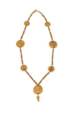 Roman Coin Station Necklace @ Recess LA