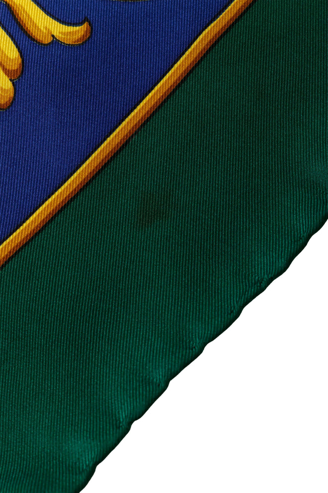 Carriage & Crown Print Silk Scarf