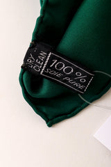 Large silk carriage and crown print scarf by Celine material tag care @ Recess LA