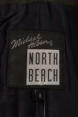 Vintage North Beach Studded Blackjack Leather Vest label @ Recess LA