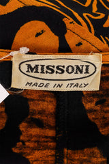 Vintage Missoni Abstract Faces Sweater & Skirt Set top label @ Recess LA