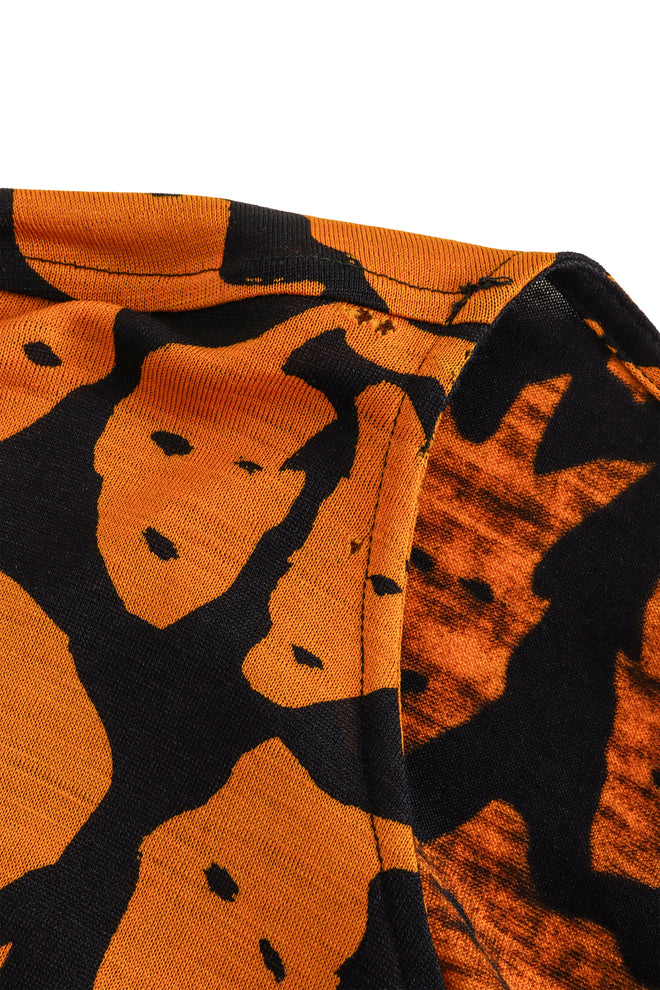 Vintage Missoni Abstract Faces Sweater & Skirt Set top holes @ Recess LA
