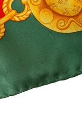 Large silk celestial chain print scarf by Celine small stain @ Recess LA