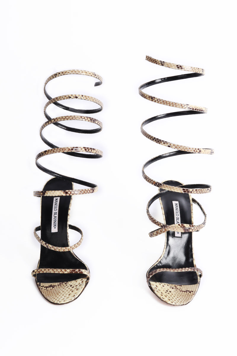 Coil sandals by Manolo Blahnik @ Recess LA