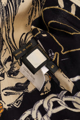 Vintage Roberto Cavalli Astrology Tattoo Cutaway Jacket tag @ Recess LA
