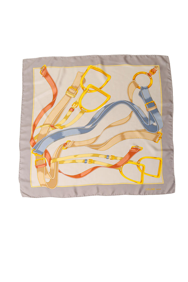 silk scarf by Celine @ Recess LA