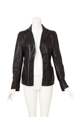 Vintage Roberto Cavalli Astrology Tattoo Cutaway Jacket on mannequin open @ Recess LA