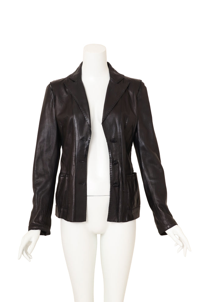 Vintage Roberto Cavalli Astrology Tattoo Cutaway Jacket on mannequin open @ Recess LA