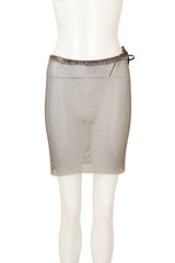Metal Mesh Mini Skirt II