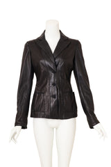 Vintage Roberto Cavalli Astrology Tattoo Cutaway Jacket on mannequin @ Recess LA