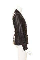 Vintage Roberto Cavalli Astrology Tattoo Cutaway Jacket on mannequin side @ Recess LA