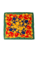 Large silk celestial chain print scarf by Celine @ Recess LA