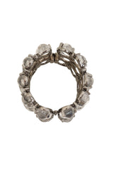 Lucite Cluster Bracelet by Kenneth Lane from above @ Recess LA