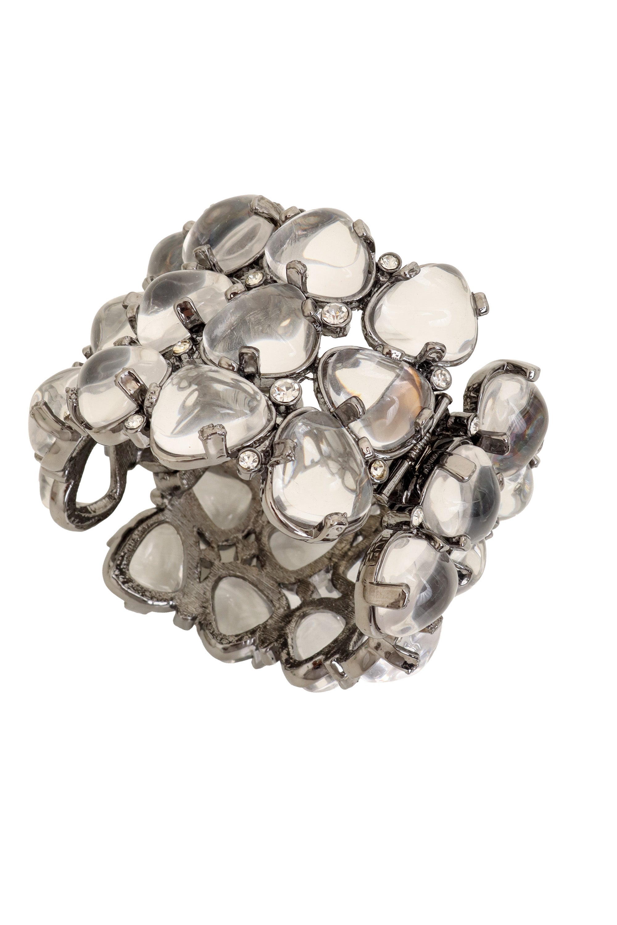 Lucite Cluster Bracelet by Kenneth Lane close @ Recess LA