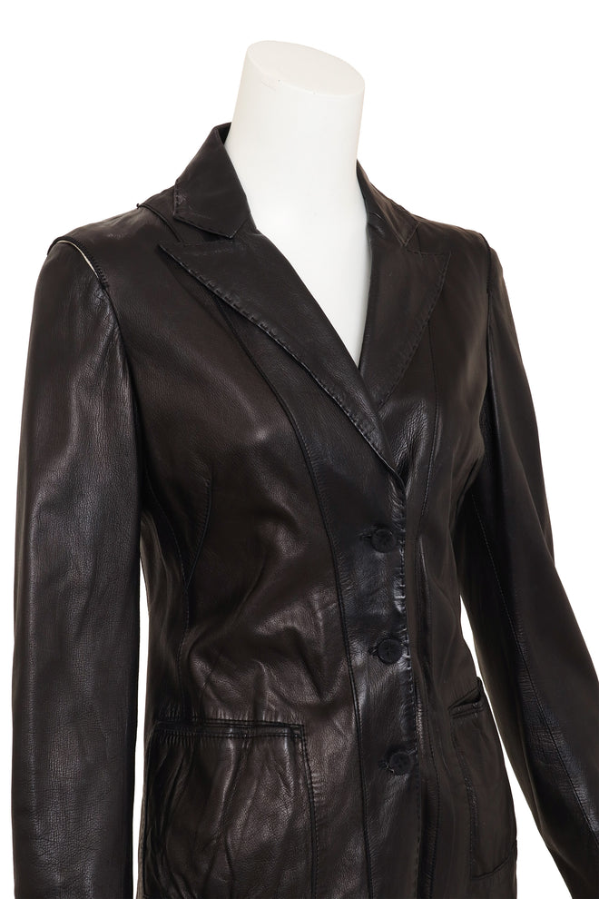 Vintage Roberto Cavalli Astrology Tattoo Cutaway Jacket on mannequin close @ Recess LA
