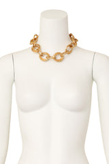 double link chain collar necklace on mannequin @ Recess LA