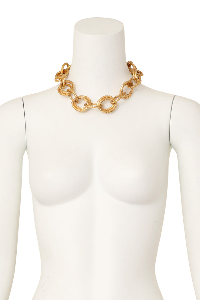 double link chain collar necklace on mannequin @ Recess LA