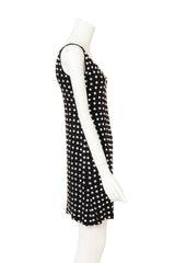 Vintage CD Greene Mirror Crystal Mini Dress on mannequin side @ Recess LA