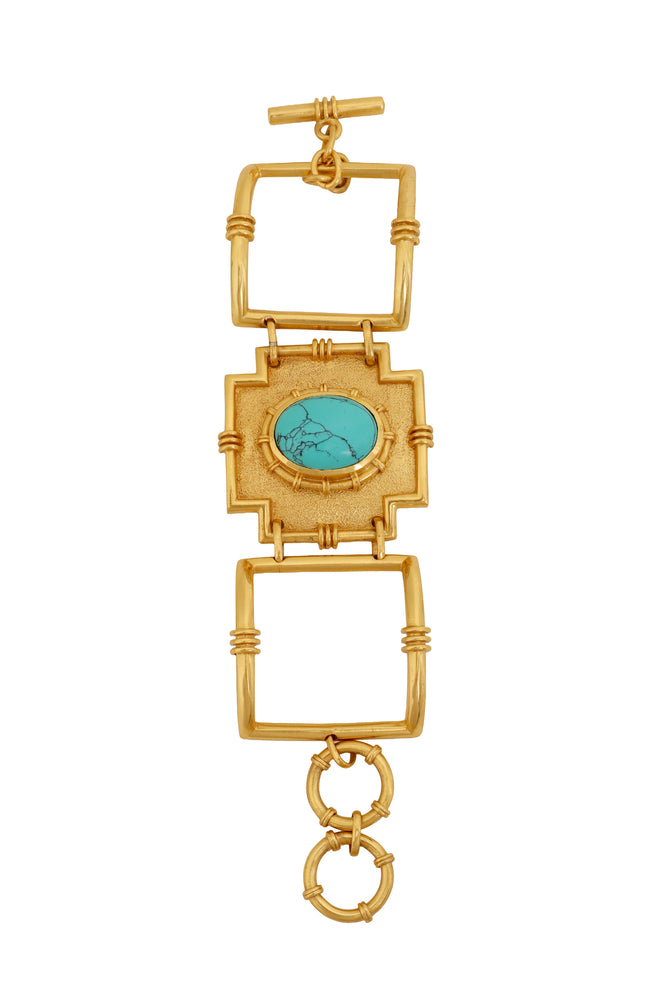 Cross Link Bracelet by Julie Vos straight @ Recess LA