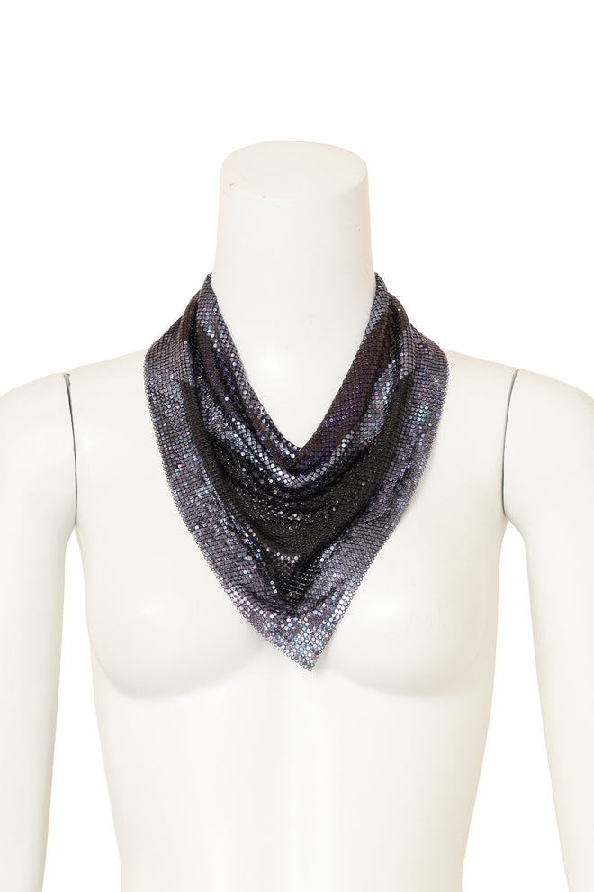Vintage Ferrara Stripe Ombre Cowl on mannequin @ Recess LA