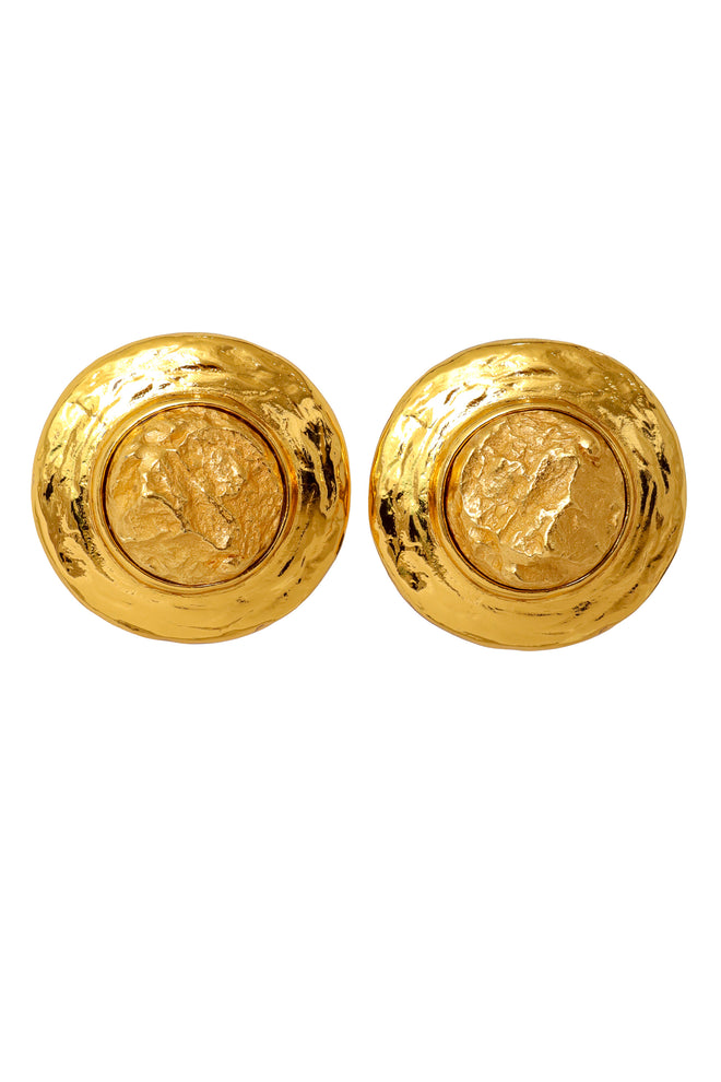dome earrings by Yves Saint Laurent @ Recess LA
