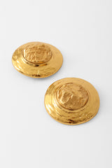 dome earrings by Yves Saint Laurent close @ Recess LA
