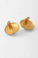 dome earrings by Yves Saint Laurent backs open @ Recess LA