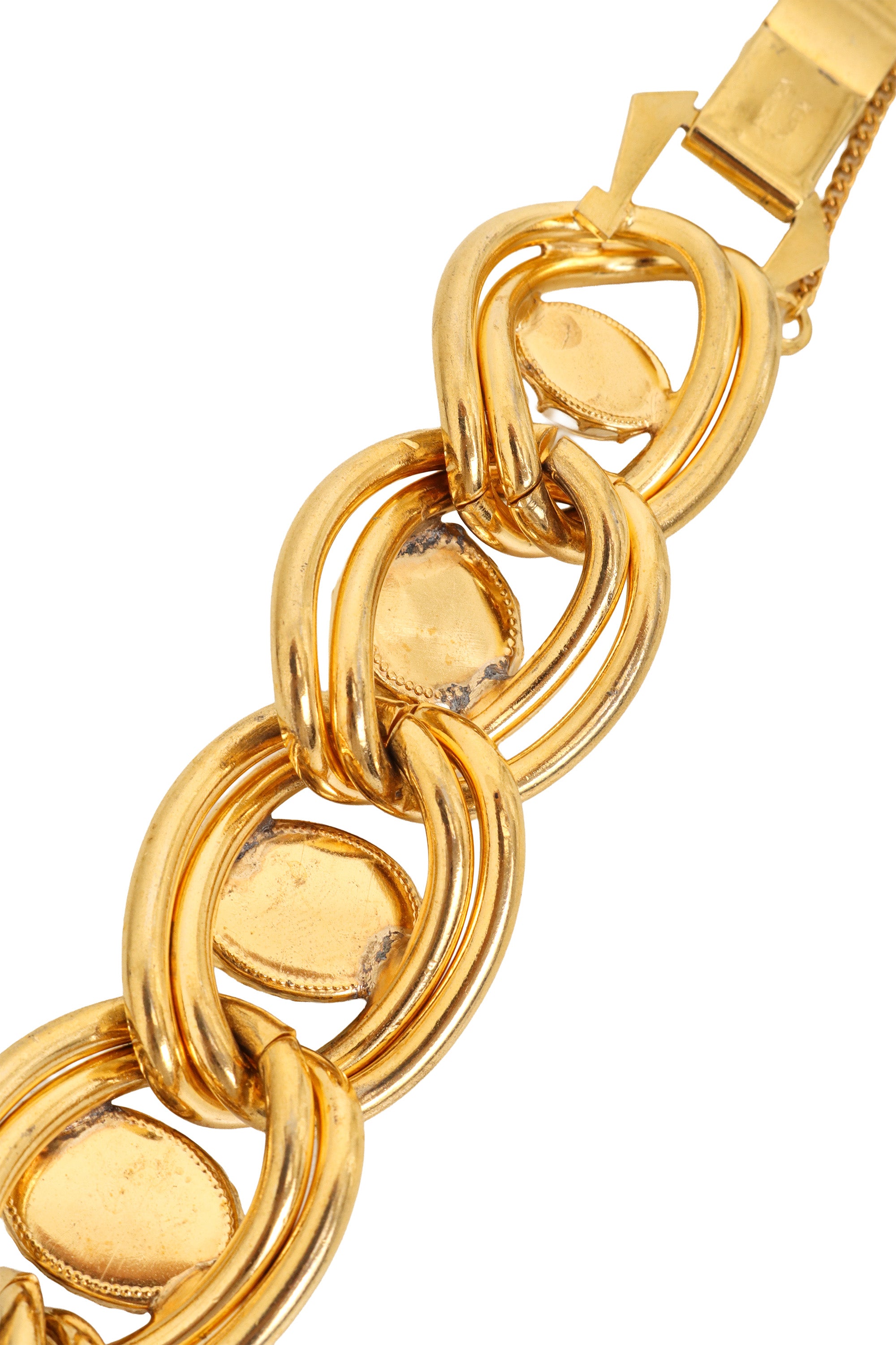 Stone Link Bracelet by Kafin inner tarnish @ Recess LA
