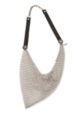 Vintage Ferrara Chainmail Leather Bib @ Recess LA