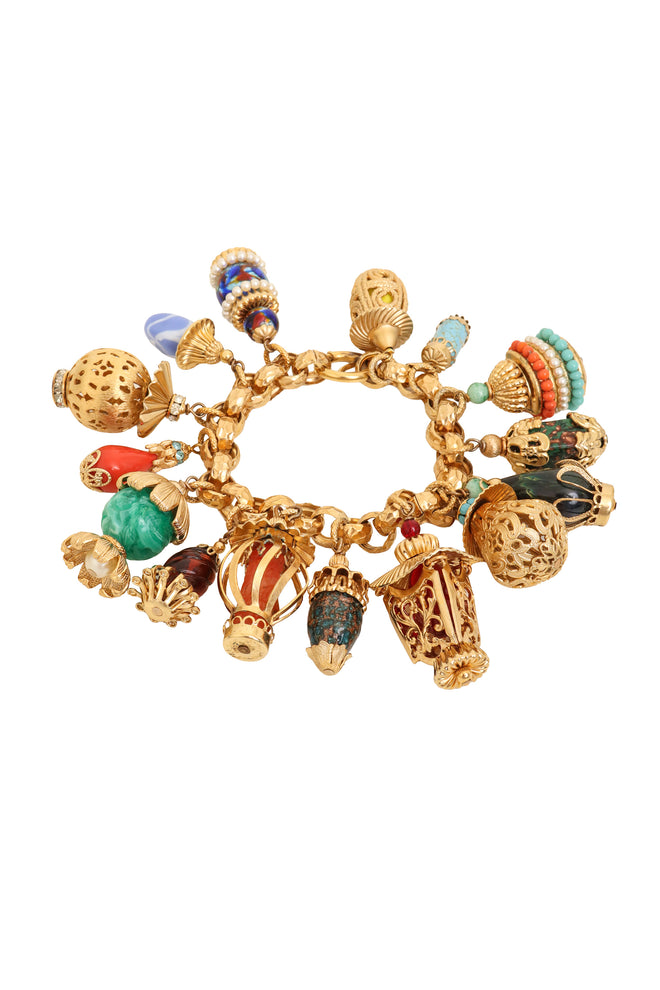 Lantern Charm Bracelet by Napier @ Recess LA