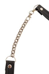 Vintage Ferrara Chainmail Leather Bib clasp @ Recess LA