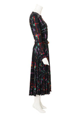 Vintage Missoni Sketch Plaid Top, Skirt & Belt Set on mannequin side @ Recess LA