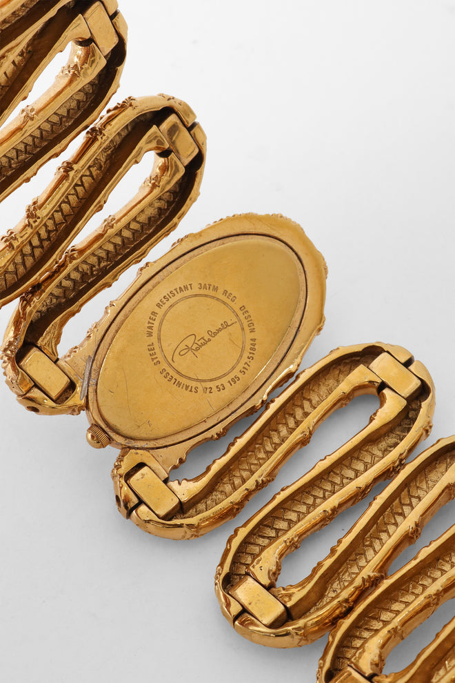 watch bracelet by Roberto Cavalli signature @ Recess LA