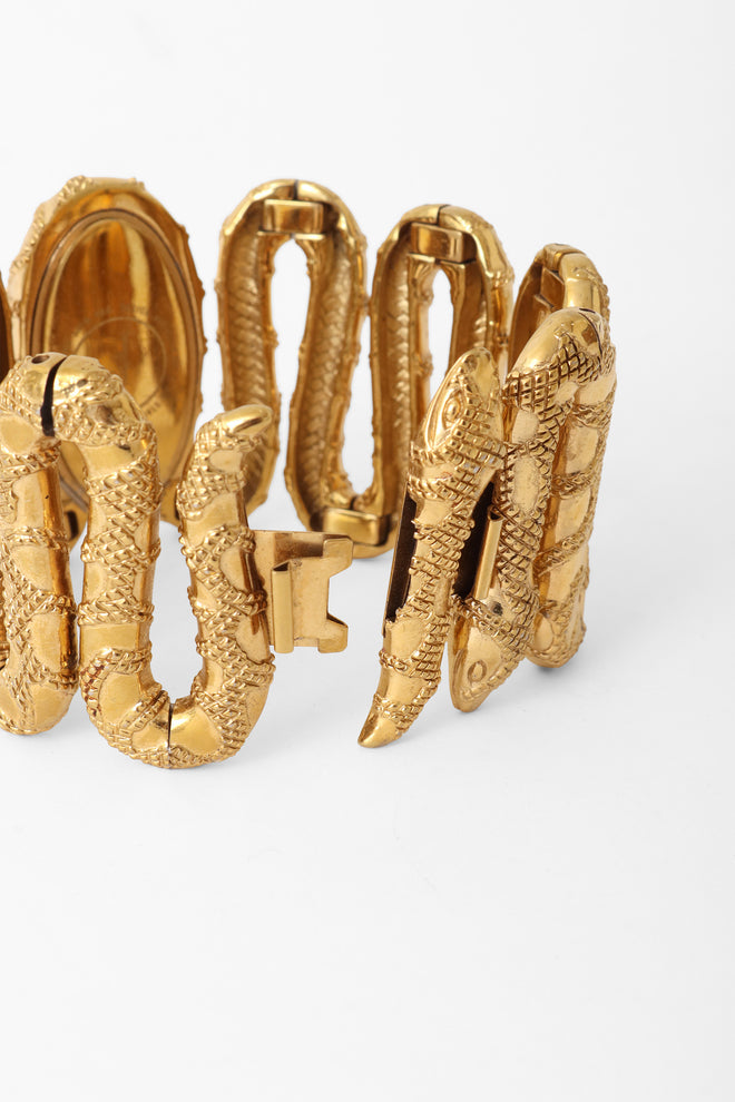 watch bracelet by Roberto Cavalli clasp open @ Recess LA