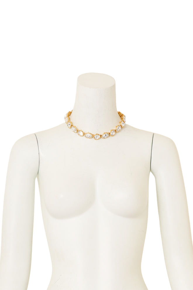 Crystal Rivière Necklace by Napier on mannequin @ Recess LA