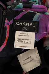 Chanel Floral Mesh Handkerchief Skirt label @ Recess LA