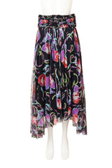 Chanel Floral Mesh Handkerchief Skirt on mannequin @ Recess LA
