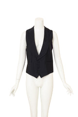 Vintage Ralph Lauren purple label vest on mannequin @ Recess LA
