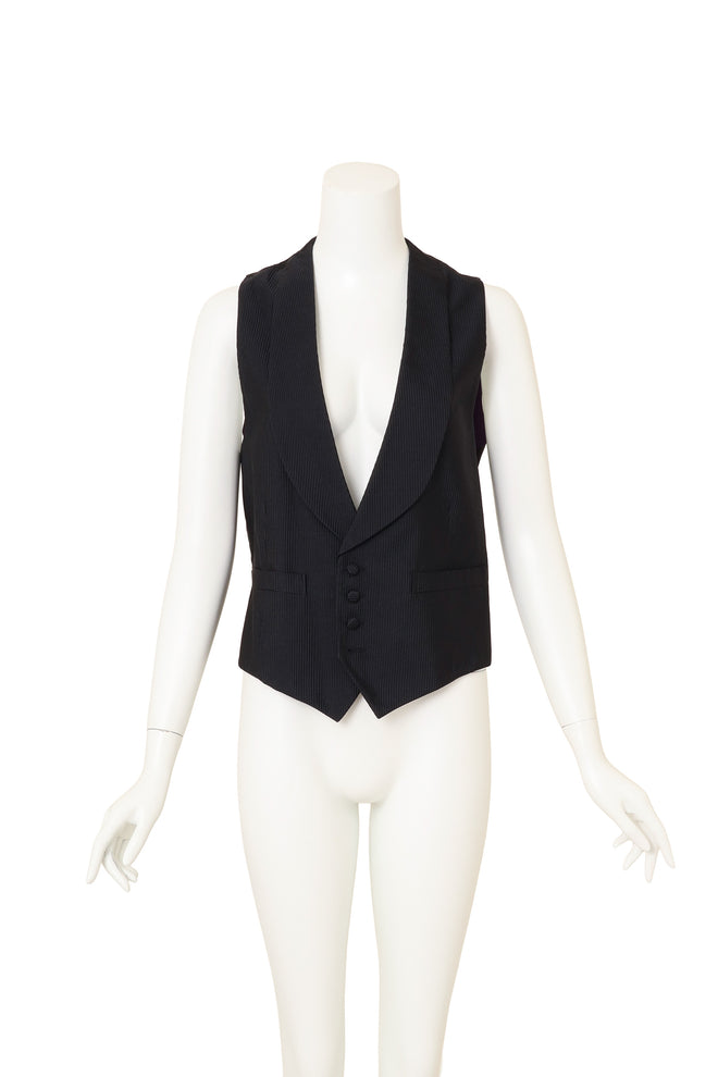 Vintage Ralph Lauren purple label vest on mannequin @ Recess LA